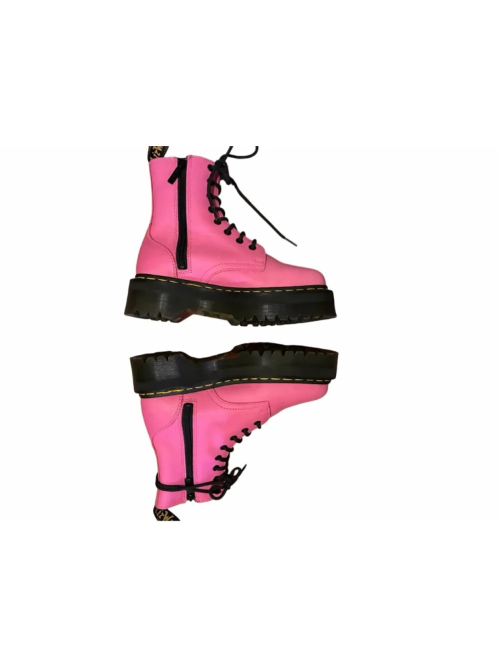 Dr. Martens Pink Jadon Platform Boots Size 8